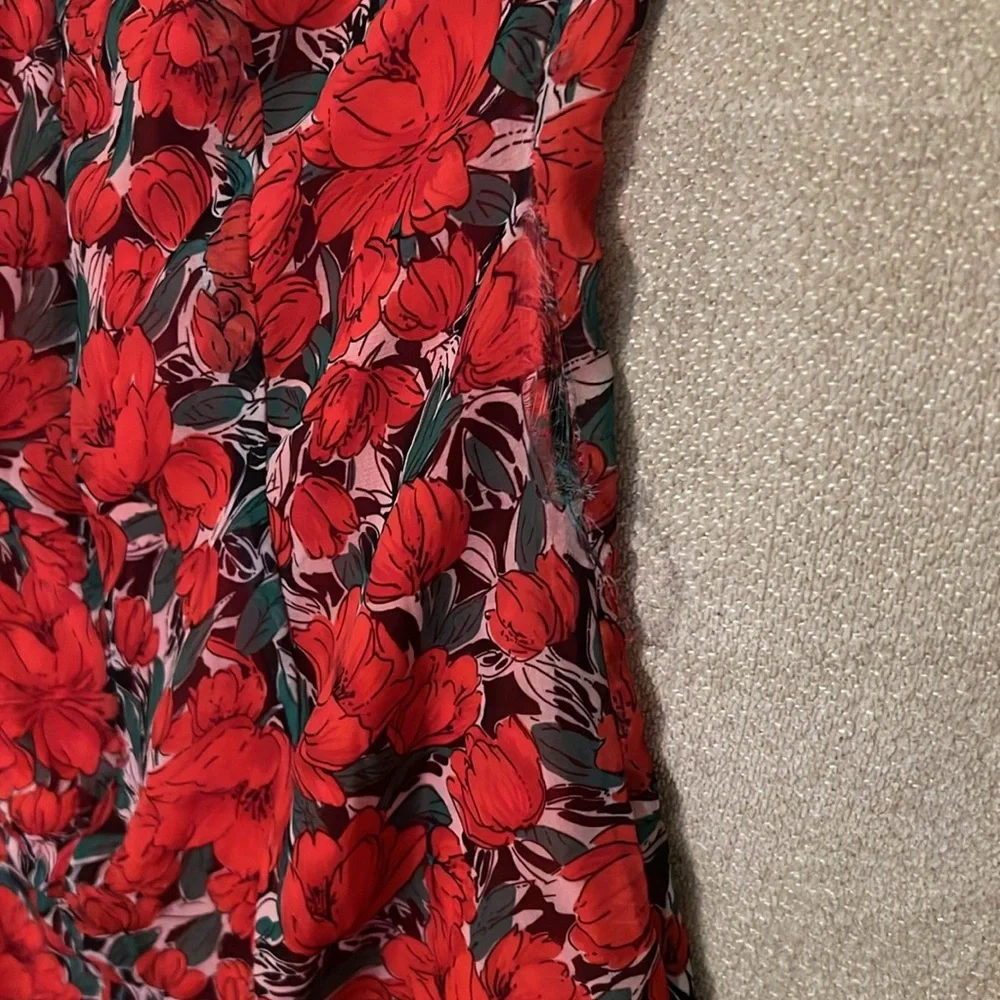 Super down dress from revolve slight rip on left side near hip area - Picture 2 of 4